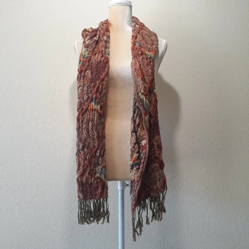 Textured Knit Scraf